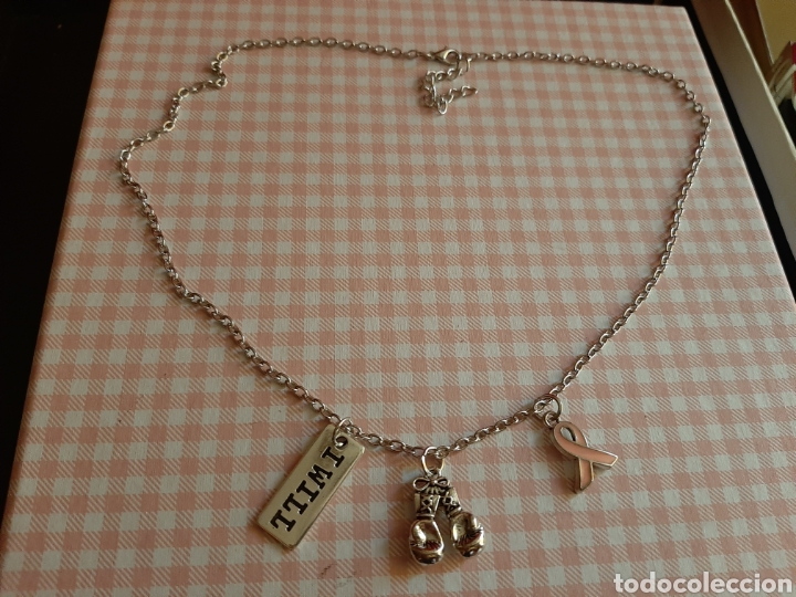 Joalharia: Collar I Will CM lazo rosa