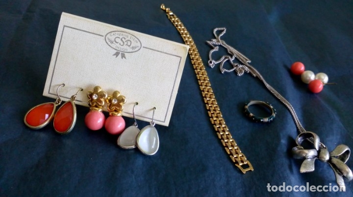 Joyeria: Lote miscel&aacute;nea de pendientes, pulsera etc - Foto 1