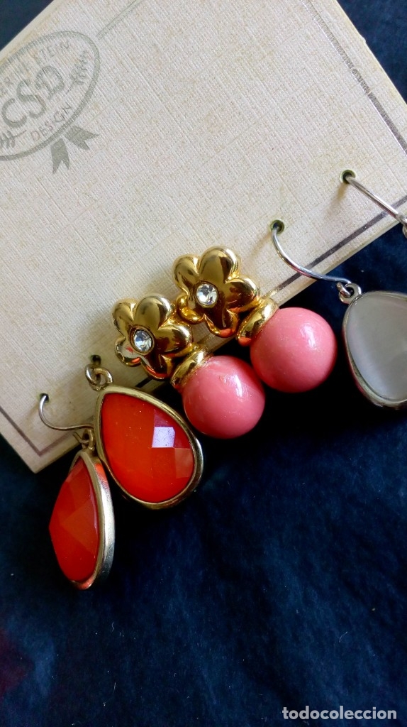 Joyeria: Lote miscel&aacute;nea de pendientes, pulsera etc - Foto 7