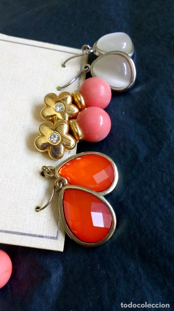 Joyeria: Lote miscel&aacute;nea de pendientes, pulsera etc - Foto 8