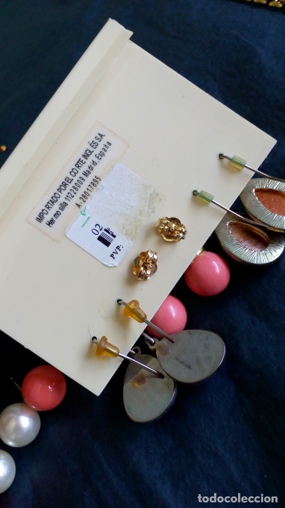 Joyeria: Lote miscel&aacute;nea de pendientes, pulsera etc - Foto 9