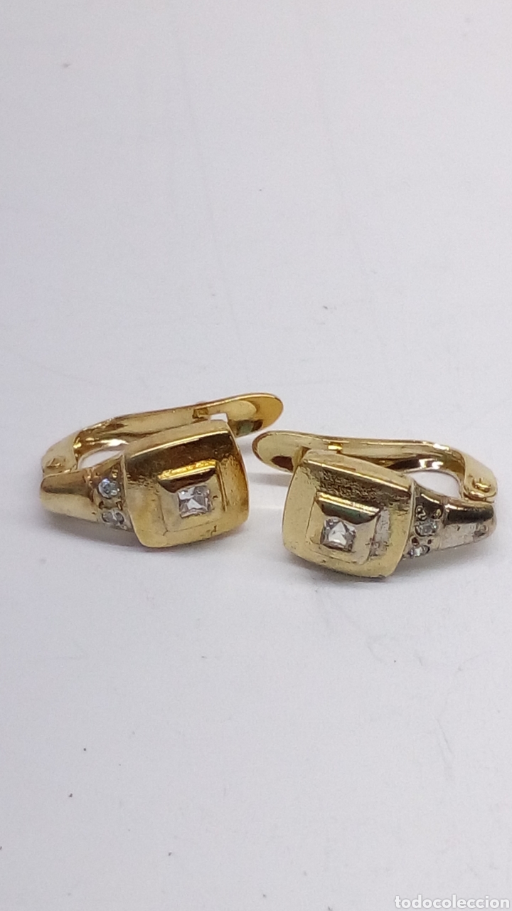 Joyeria: Pendientes de plata chapado de oro /p160 - Foto 1