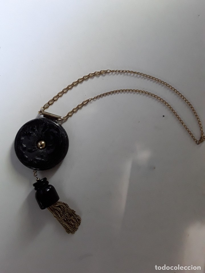 Joyeria: Colgante de metal y pl&aacute;stico irisado - Foto 3