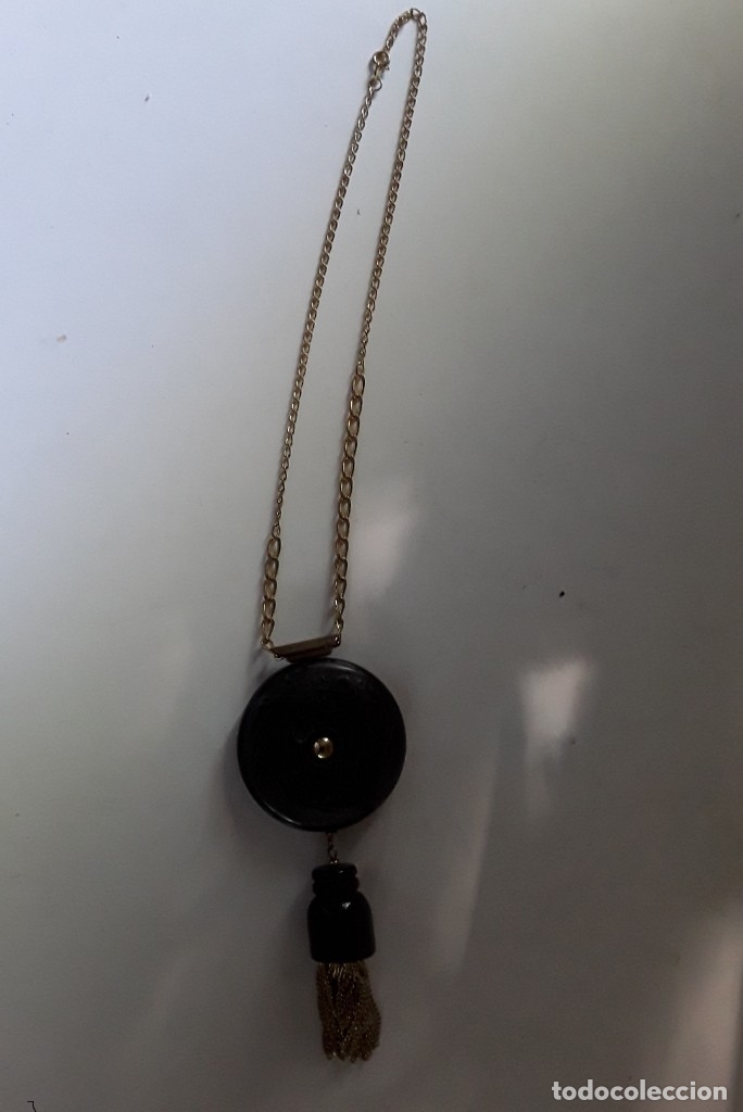 Joyeria: Colgante de metal y pl&aacute;stico irisado - Foto 4