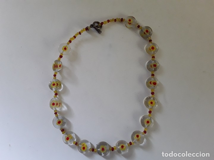 Gioielleria: Collar de cristal con cierre de metal