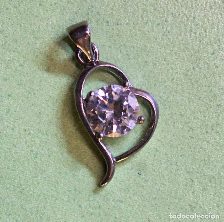 Joyeria: Colgante plata forma de coraz&oacute;n - Foto 1