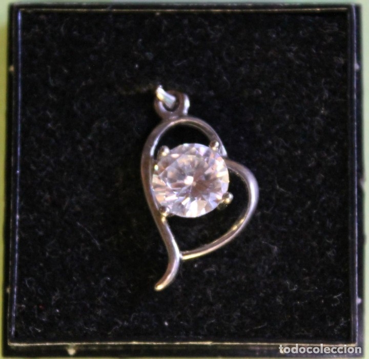 Joyeria: Colgante plata forma de coraz&oacute;n - Foto 2