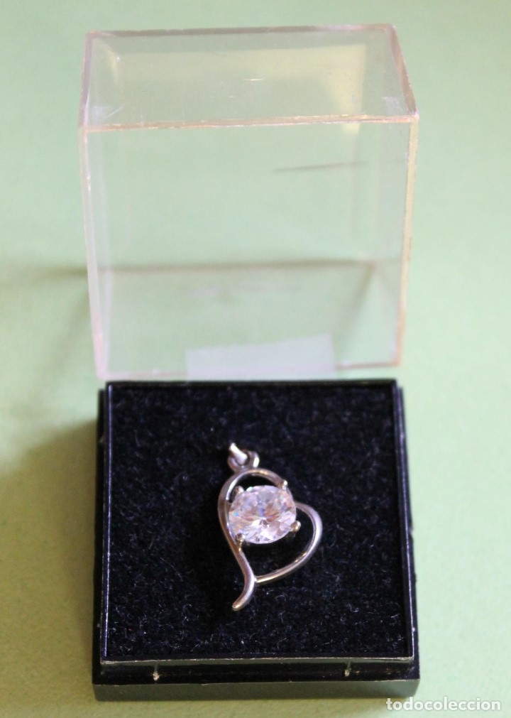 Joyeria: Colgante plata forma de coraz&oacute;n - Foto 3