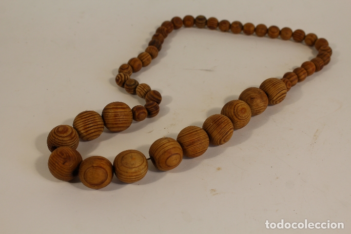 Joyeria: collar cuentas de madera - Foto 5