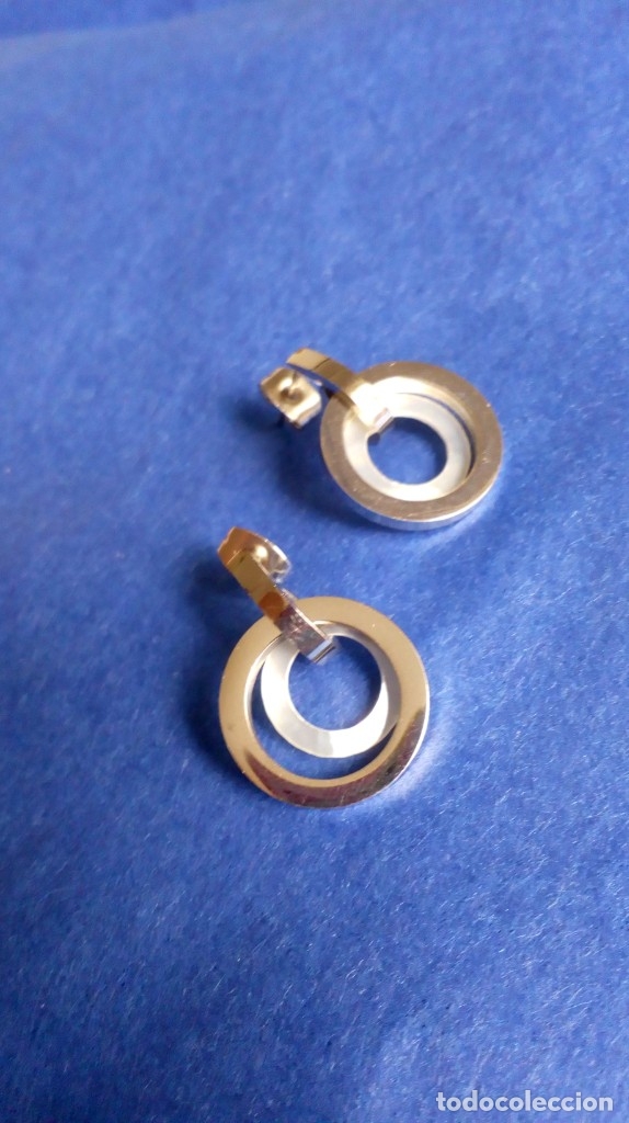Joyeria: PENDIENTES DE ACERO Y N&Aacute;CAR - Foto 1