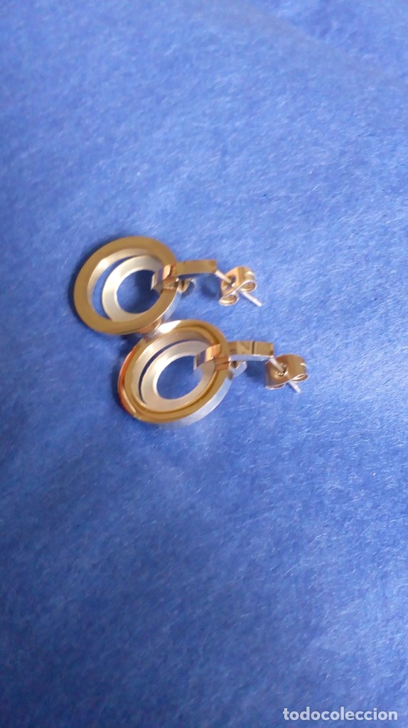 Joyeria: PENDIENTES DE ACERO Y N&Aacute;CAR - Foto 3
