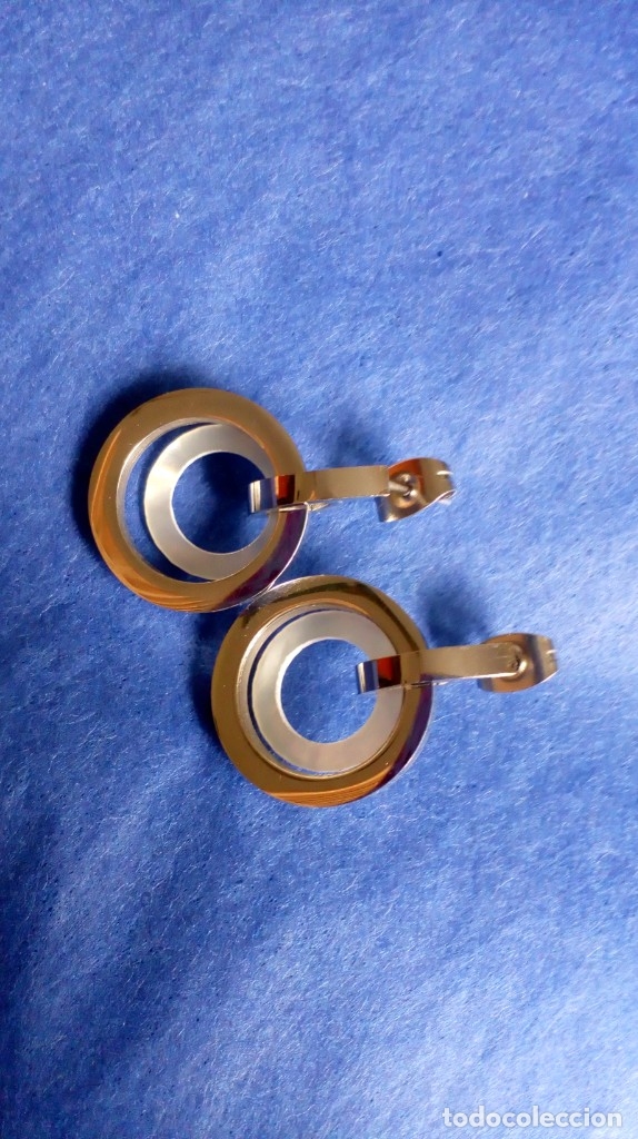 Joyeria: PENDIENTES DE ACERO Y N&Aacute;CAR - Foto 4