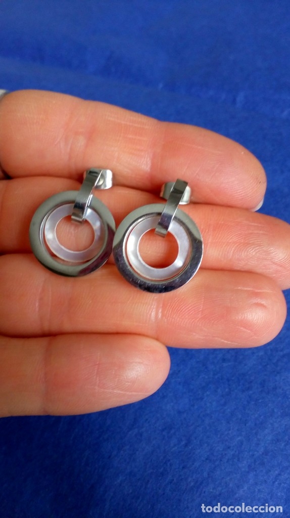 Joyeria: PENDIENTES DE ACERO Y N&Aacute;CAR - Foto 6