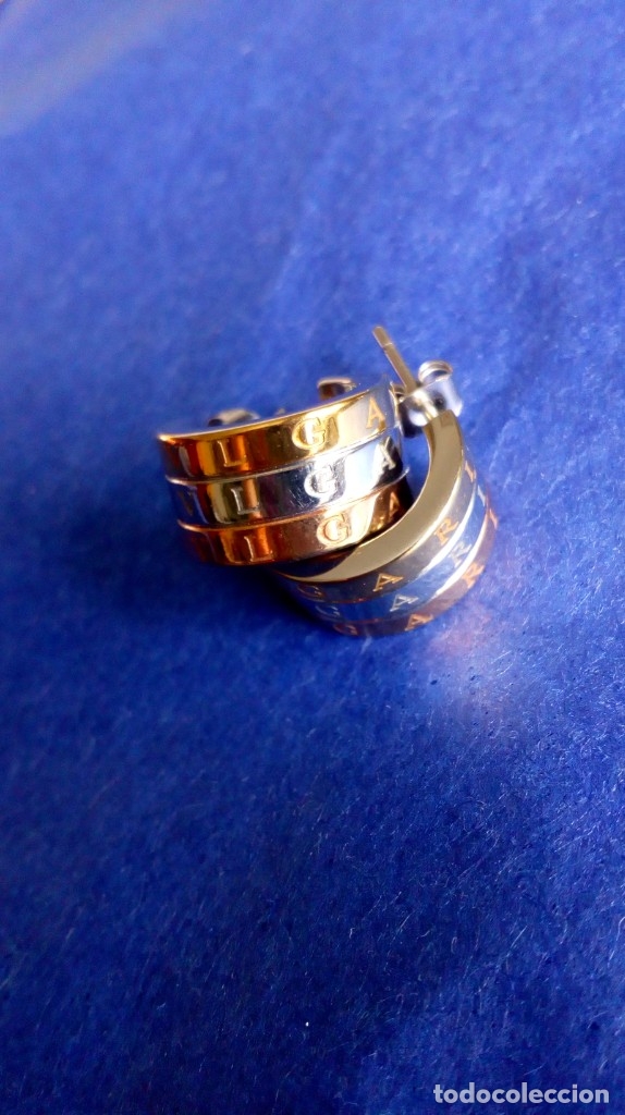 Joyeria: PENDIENTES DE ACERO EN TRES TONOS - Foto 1