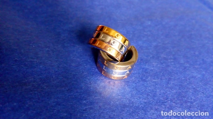 Joyeria: PENDIENTES DE ACERO EN TRES TONOS - Foto 3