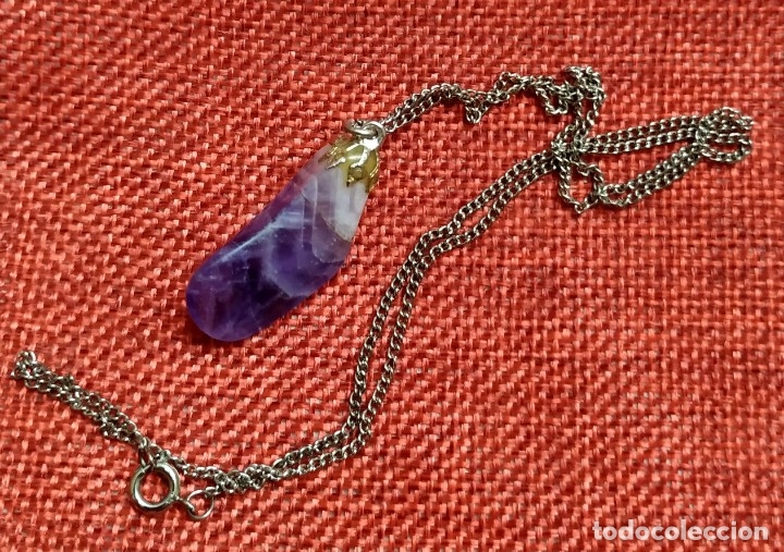 Gioielleria: Colgante de Amatista - Original a&ntilde;os 50 - Buenas condiciones - Incluye collar