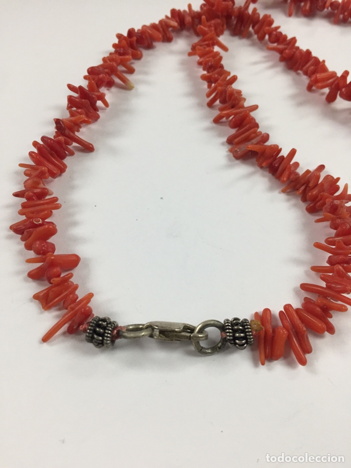 Joyeria: Gargantilla de Coral y cierre de plata - Foto 2
