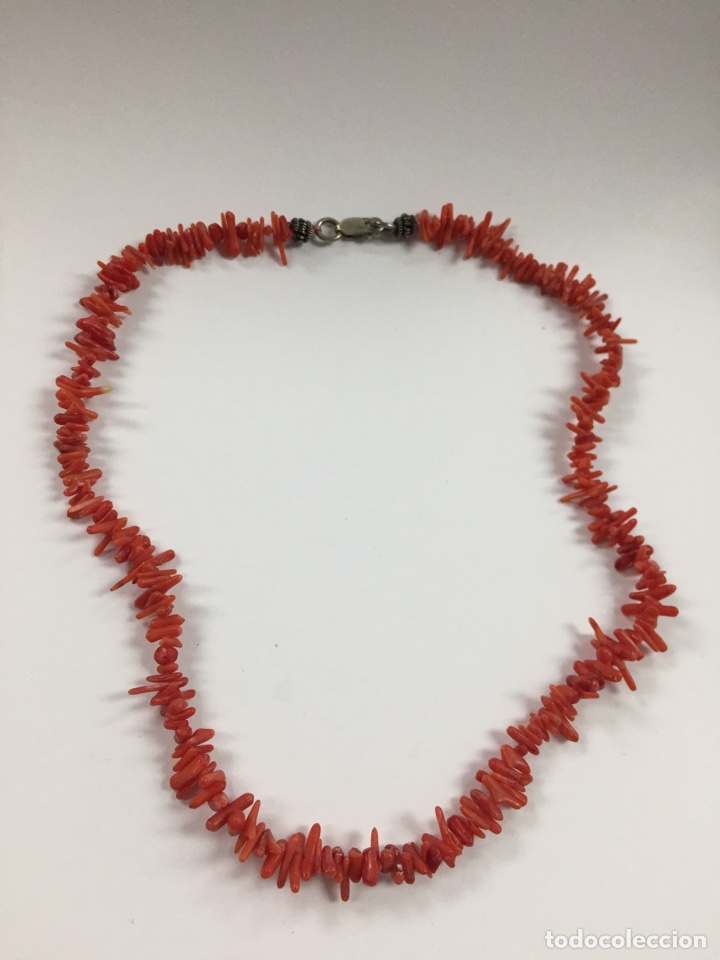 Joyeria: Gargantilla de Coral y cierre de plata - Foto 3