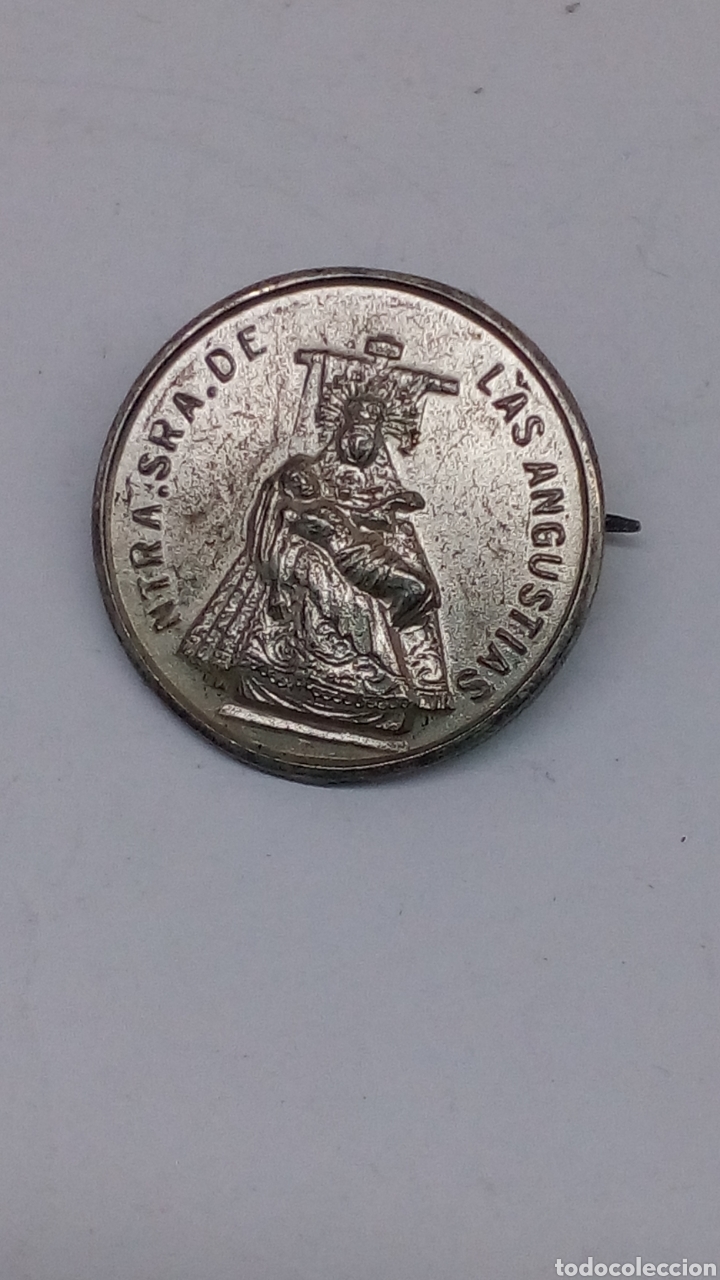 Joyeria: Broche de plata religiosa - Foto 1