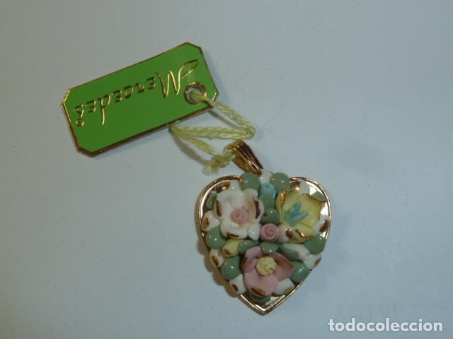 Joyeria: Original Colgante coraz&oacute;n flores - Foto 2