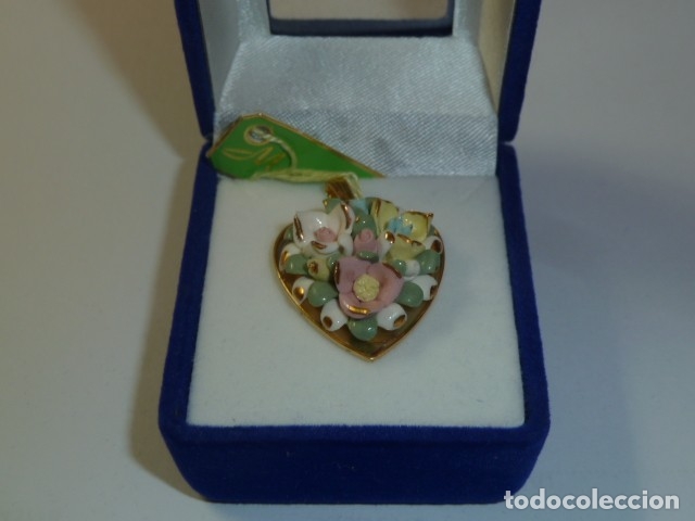 Joyeria: Original Colgante coraz&oacute;n flores - Foto 4