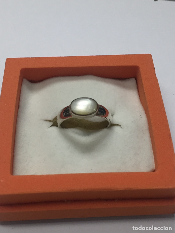 Joyeria: Sortija plata y navar/s56 - Foto 1