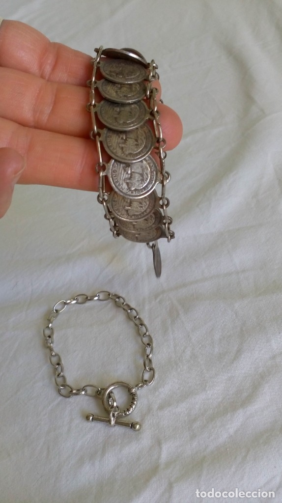 Joyeria: DOS PULSERAS PLATEADAS - Foto 12