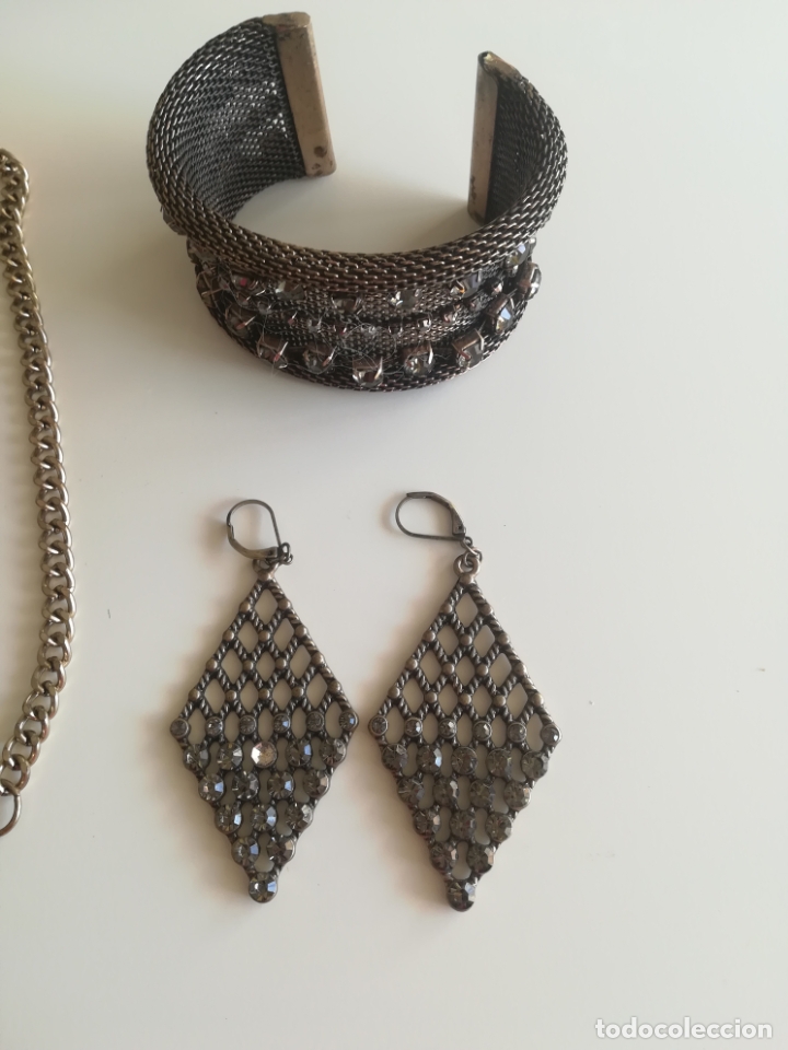 Joyeria: Conjunto de pulsera y pendientes y collar - Foto 1
