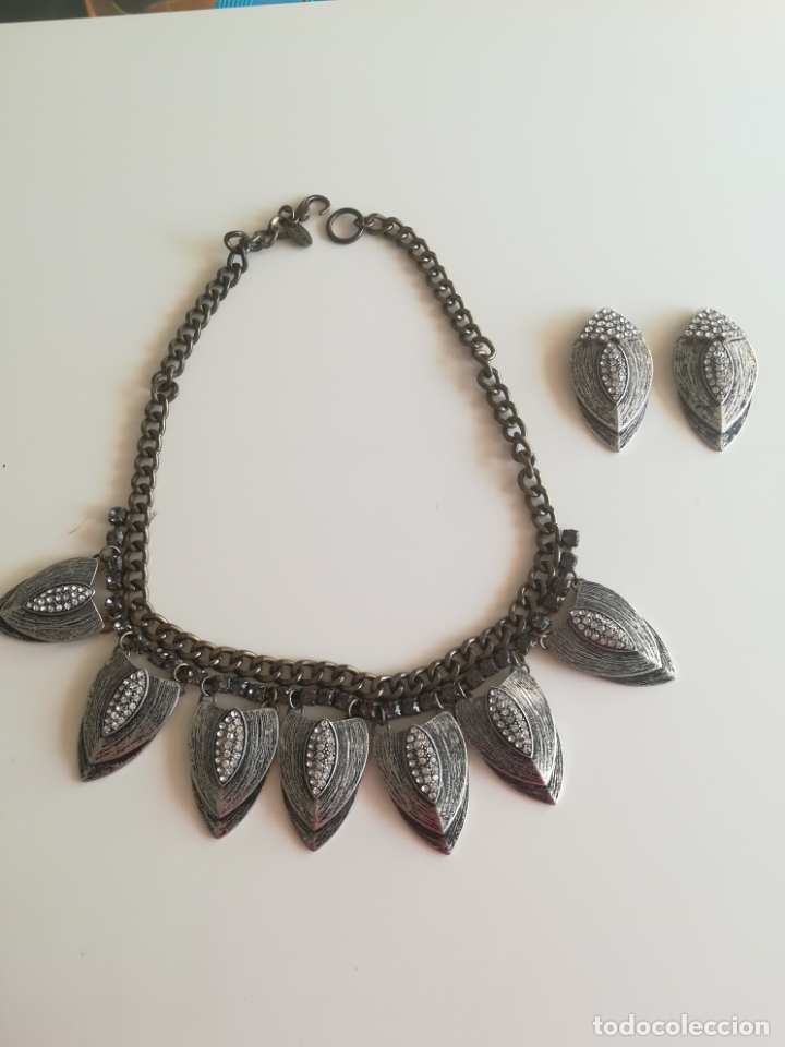 Joyeria: Conjunto de pendientes y collar. - Foto 1