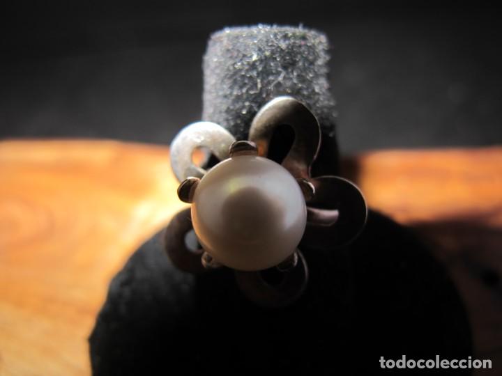 Joyeria: Fino anillo en plata de ley con perla o s&iacute;mil - Foto 2