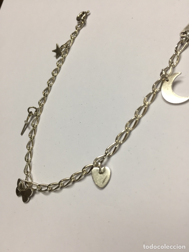 Joyeria: Pulsera de plata con colgantes - Foto 3