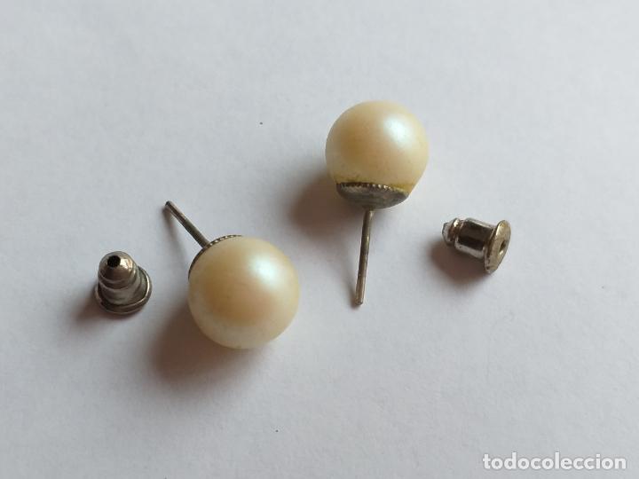 Joyeria: Pendientes de bola. Color perla. - Foto 3