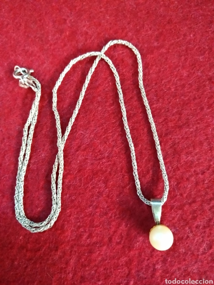 Joyeria: Colgante de plata con perla. - Foto 4