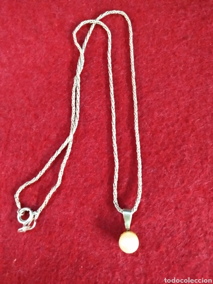 Joyeria: Colgante de plata con perla. - Foto 1