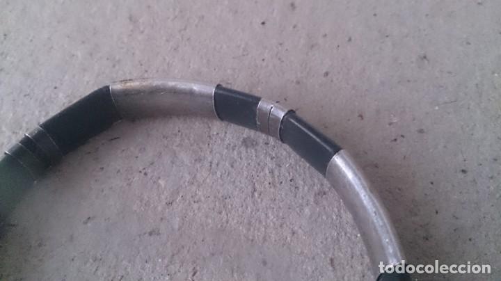 Joyeria: Pulsera cuero y plata 925. 18 ctms - Foto 4