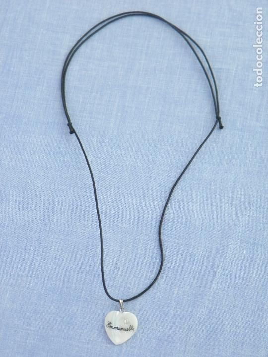 Joyeria: Colgante de n&aacute;car natural, forma de coraz&oacute;n, Emmanuelle - Foto 2