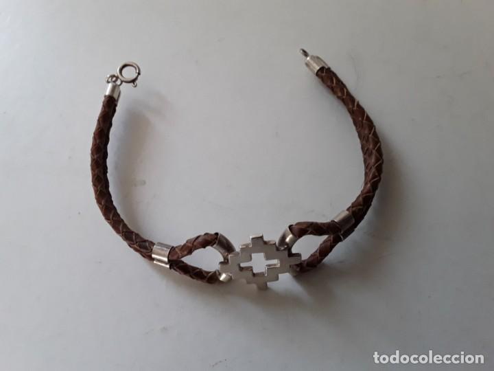 Joyeria: Pulsera de plata y cuero - Foto 2