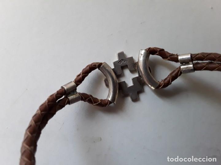 Joyeria: Pulsera de plata y cuero - Foto 7