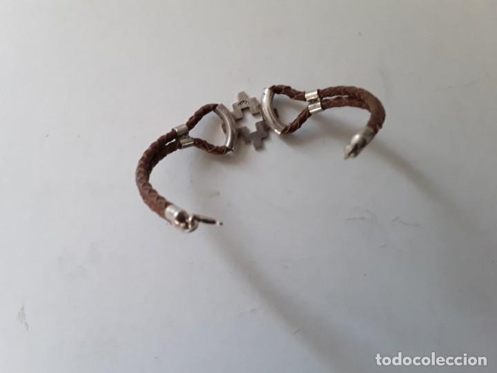 Joyeria: Pulsera de plata y cuero - Foto 8