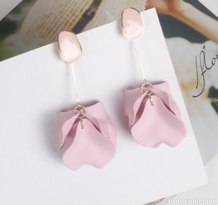 Schmuck: Pendientes Rosas Acr&iacute;lico ENV&Iacute;O GRATIS!!