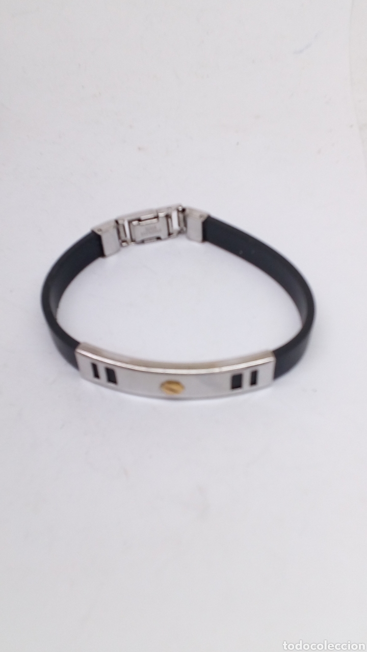 Joyeria: Pulsera acero y caucho - Foto 3