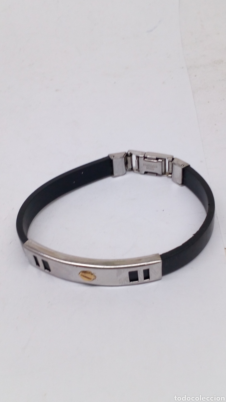 Joyeria: Pulsera acero y caucho - Foto 1