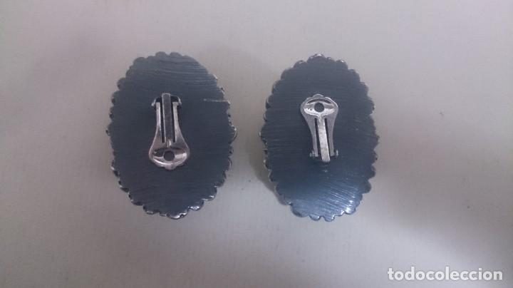 Joyeria: Pendientes con ba&ntilde;o plata 925. 6 ctms m22 - Foto 5