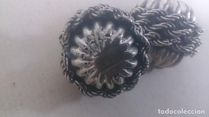 Joyeria: Pendientes con ba&ntilde;o de plata 925. 6ctms m22 - Foto 2