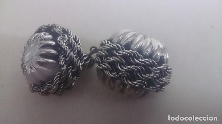 Joyeria: Pendientes con ba&ntilde;o de plata 925. 6ctms m22 - Foto 3