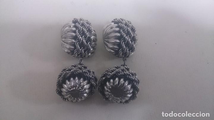 Joyeria: Pendientes con ba&ntilde;o de plata 925. 6ctms m22 - Foto 7