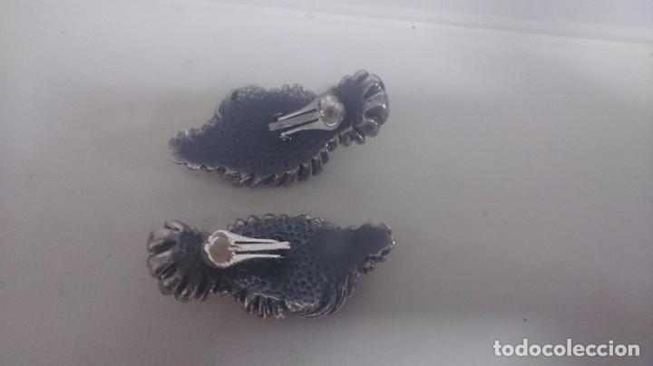 Joyeria: Pendientes con ba&ntilde;o de plata 925. 6ctms m22 - Foto 4