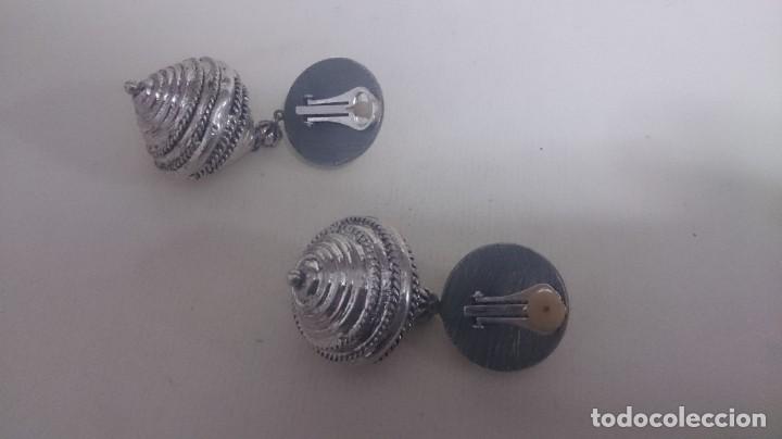 Joyeria: Pendientes con ba&ntilde;o de plata 925. 7ctms m22 - Foto 4