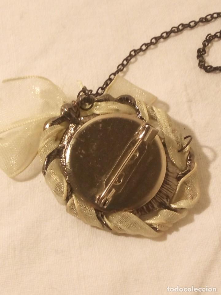 Joyeria: Antiguo broche camafeo con mona lisa. - Foto 7