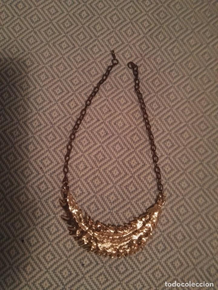 Joyeria: Gargantilla met&aacute;lica dorada - Foto 2